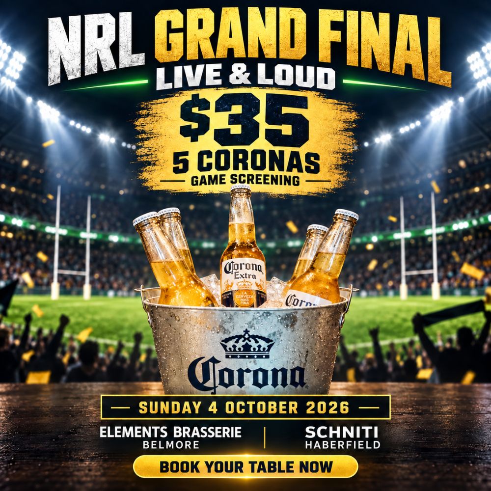 NRL Grand Final at Dine with Elements